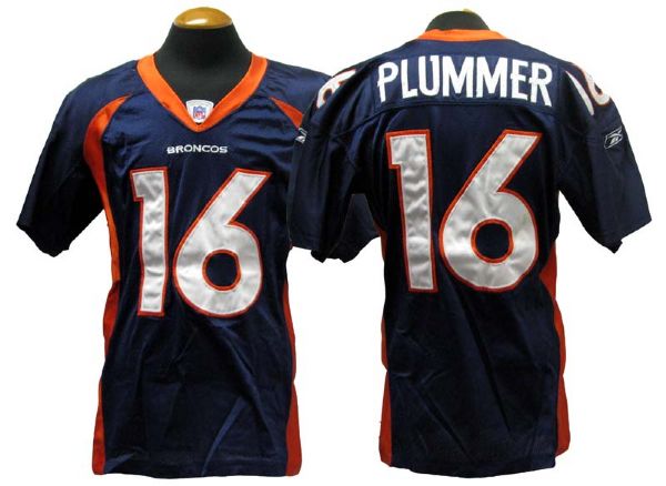 2005 Jake Plummer Denver Broncos Game-Used Home Jersey