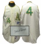 1969 Phil Roof Oakland As Game-Used Signed Jersey