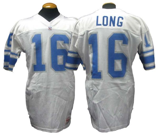 1980s Chuck Long Detroit Lions Game-Used Jersey