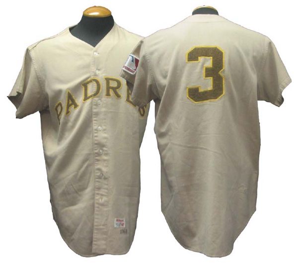 1969 Chris Cannizzaro/Tommy Dean San Diego Padres Game-Used Jersey