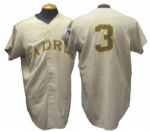 1969 Chris Cannizzaro/Tommy Dean San Diego Padres Game-Used Jersey