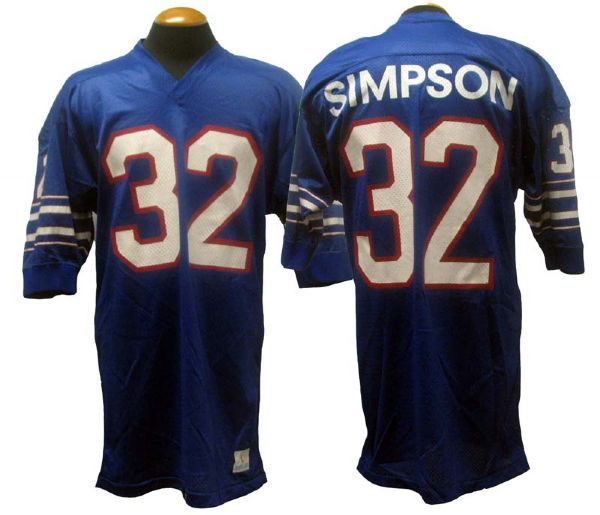 1973 O.J. Simpson Buffalo Bills Game-Used Jersey