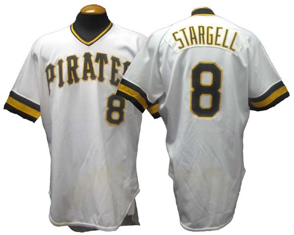 1986 Willie Stargell Pittsburgh Pirates Game-Used Jersey