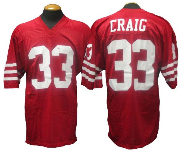 1980s Roger Craig San Francisco 49ers Game-Used Jersey