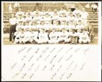 1947 Type 1 First Generation Brooklyn Dodgers Team 8x10 Photograph