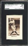 1929 Star Player Candy #21 Babe Ruth SGC 88 NM/MT 8