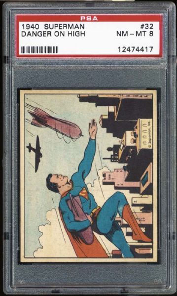 1940 Superman #32 Danger On High PSA 8 NM/MT