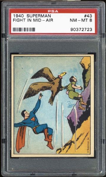 1940 Superman #43 Fight in Mid-Air PSA 8 NM/MT