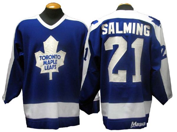 1970s-80s Borje Salming Toronto Maple Leafs Game-Used Jersey