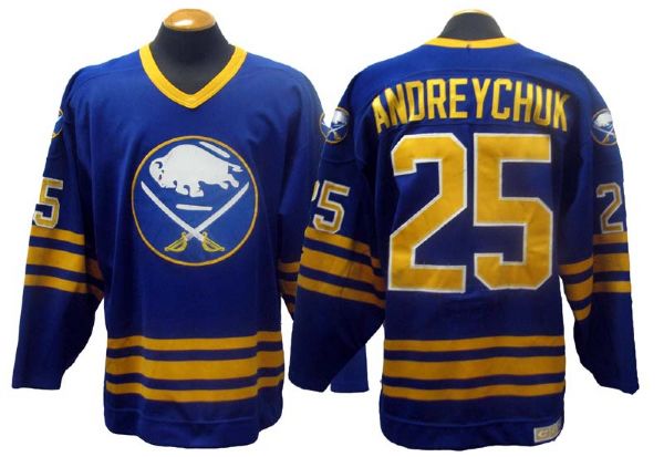 1986 Dave Andreychuk Buffalo Sabres Game-Used Jersey