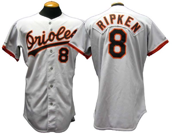 1991 Cal Ripken Jr. Baltimore Orioles Game-Used Jersey