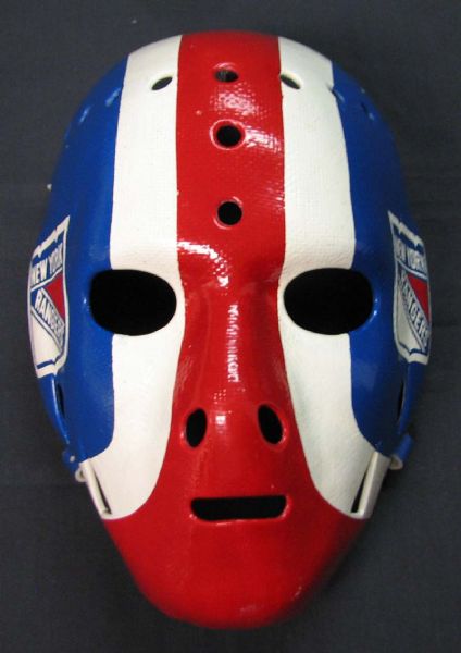 1970s-80s John Davidson New York Rangers Game-Used Mask