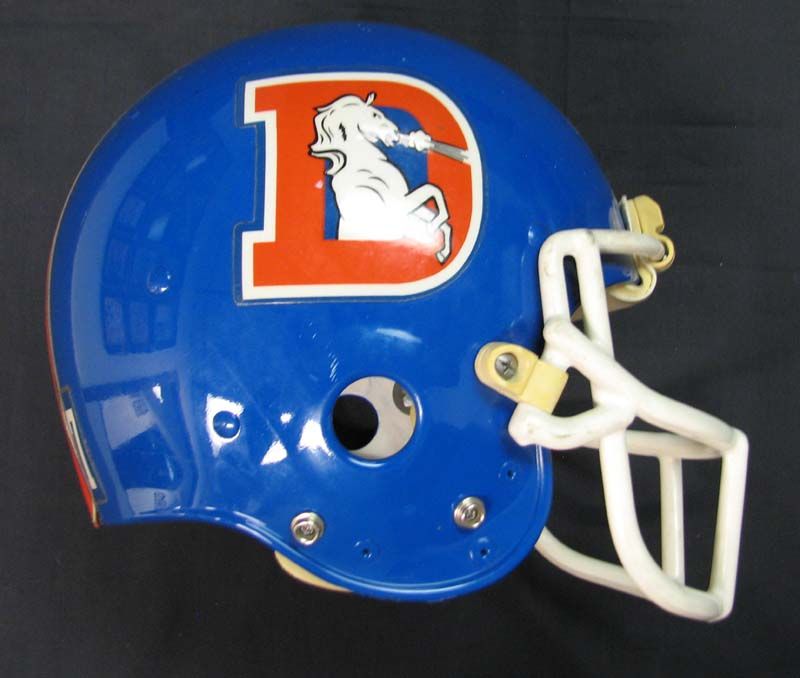 Lot Detail - 1970s-80s Craig Morton Denver Broncos Game-Used Helmet