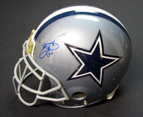 1990s-2000s Emmitt Smith Dallas Cowboys Game-Used Autographed Helmet