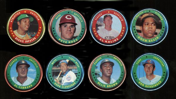 1971 Topps Coins High Grade Nearly Complete Set