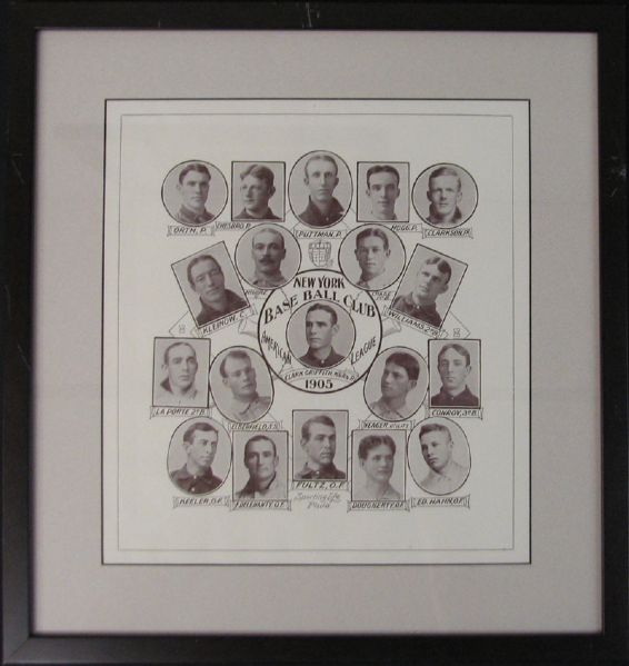 1905 Sporting Life New York Highlanders Team Composite
