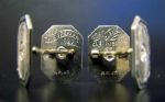 1920 World Series Champion Platinum and Diamond Cuff Links Presented by Cleveland Indians to Tris Speaker 