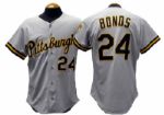 1992 Barry Bonds Pittsburgh Pirates Game-Used Jersey