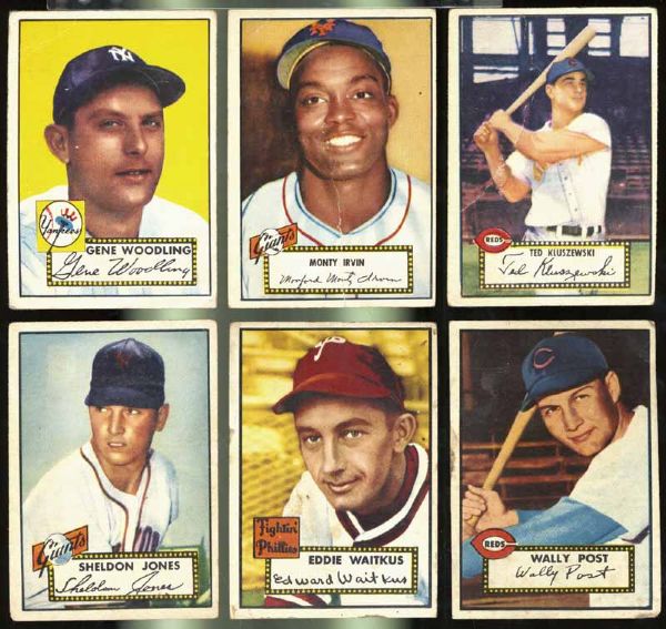 1952 Topps Group of 244 Ungraded Cards