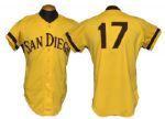 1973 Nate Colbert San Diego Padres Game-Used Road Jersey