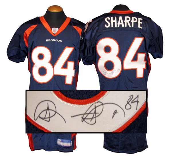 shannon sharpe signed jersey