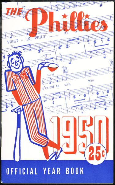 1950 Philadelphia Phillies "Whiz Kids" Yearbook 