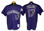 2000 Todd Helton Colorado Rockies Game-Used Jersey