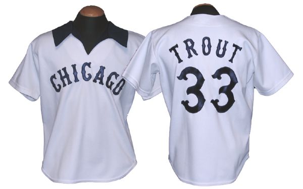 1978-79 Steve Trout Chicago White Sox Game-Used Home Jersey