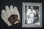 Babe Ruth Type I Photo with Vintage Glove