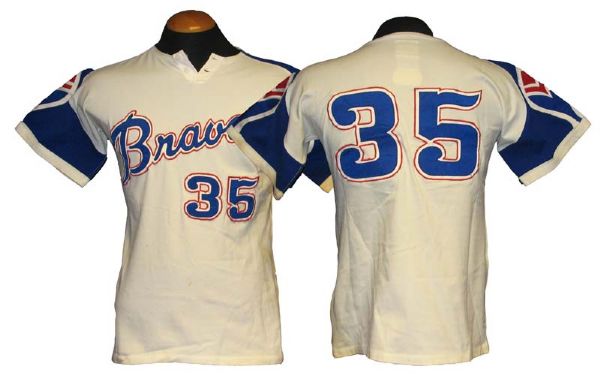 1972 Phil Niekro Atlanta Braves Game-Used Jersey