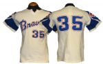 1972 Phil Niekro Atlanta Braves Game-Used Jersey