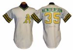 1981 Rickey Henderson Oakland As Game-Used Jersey and Pants