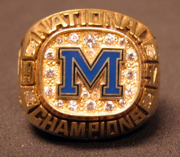 1997 University of Michigan National Championship Ring