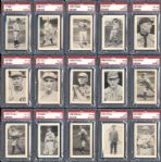 1922 W575-2 Near Complete Set (38/40) Completely PSA Graded