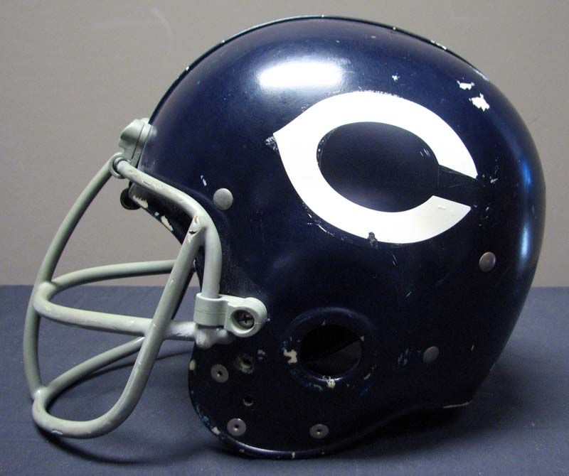 Lot Detail - Early 1970s Chicago Bears Game-Used Football Helmet