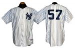 2004 Brad Halsey New York Yankees Game-Used Jersey
