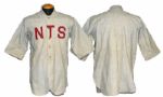 1920s Horace Partridge Company Full Baseball Uniform with NTS Lettering on Jersey