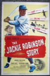 1950 "The Jackie Robinson Story" Original Single Sheet Movie Poster