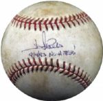 1993 Jim Abbott Single-Signed OAL (Brown) Ball From No-Hitter Game PSA/DNA 6 EX/MT