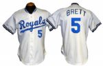 1988 George Brett Kansas City Royals Game-Used Jersey
