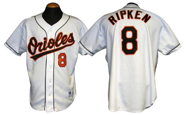 1999 Cal Ripken Jr. Baltimore Orioles Game-Used Jersey