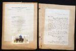 1939-42 George Weiss Signed Letters Group of (2) 