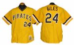 1999 Brian Giles Pittsburgh Pirates Game-Used and Signed "Turn Back the Clock" Jersey