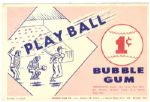 1939 Play Ball Advertising Lobby Card