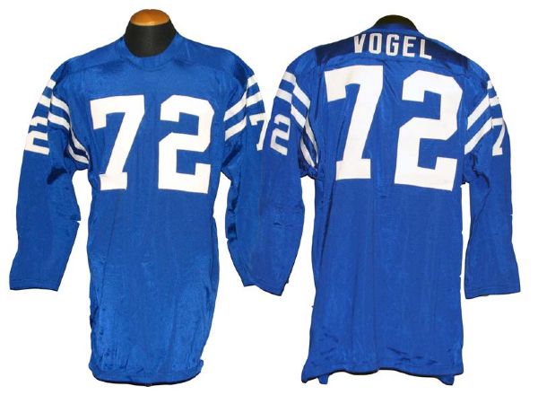 1970s Bob Vogel Baltimore Colts Game-Used Jersey