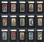1909-10 Briggs Co. E97 Near Complete Set Completely SGC Graded With Variations