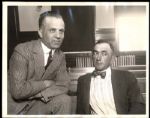 1920s Joe Jackson and States Attorney Reblogle Type I Original News Service Photo