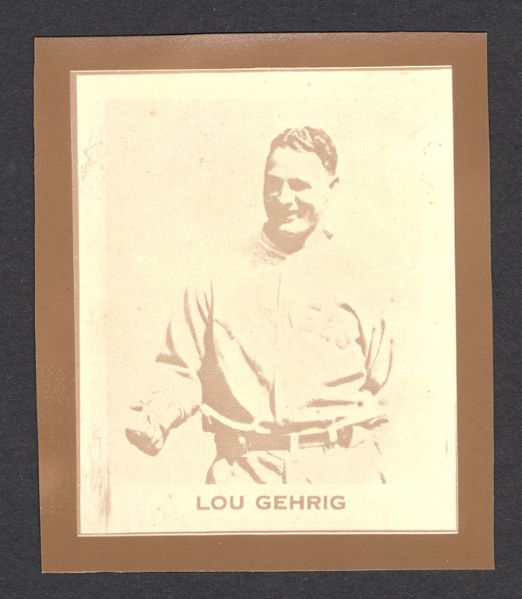 1930 Ray-O-Vac Lou Gehrig