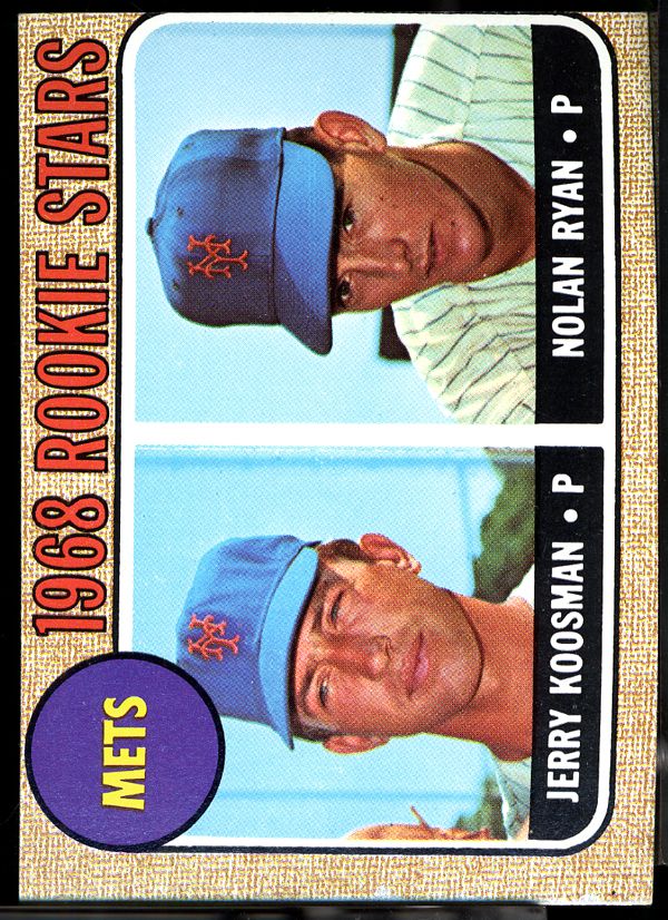 Lot Detail - 1968 Topps #177 Nolan Ryan Rookie Card EX/MT(MC)