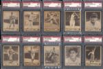 1940 Play Ball Group of (10) Different All PSA 7 NM